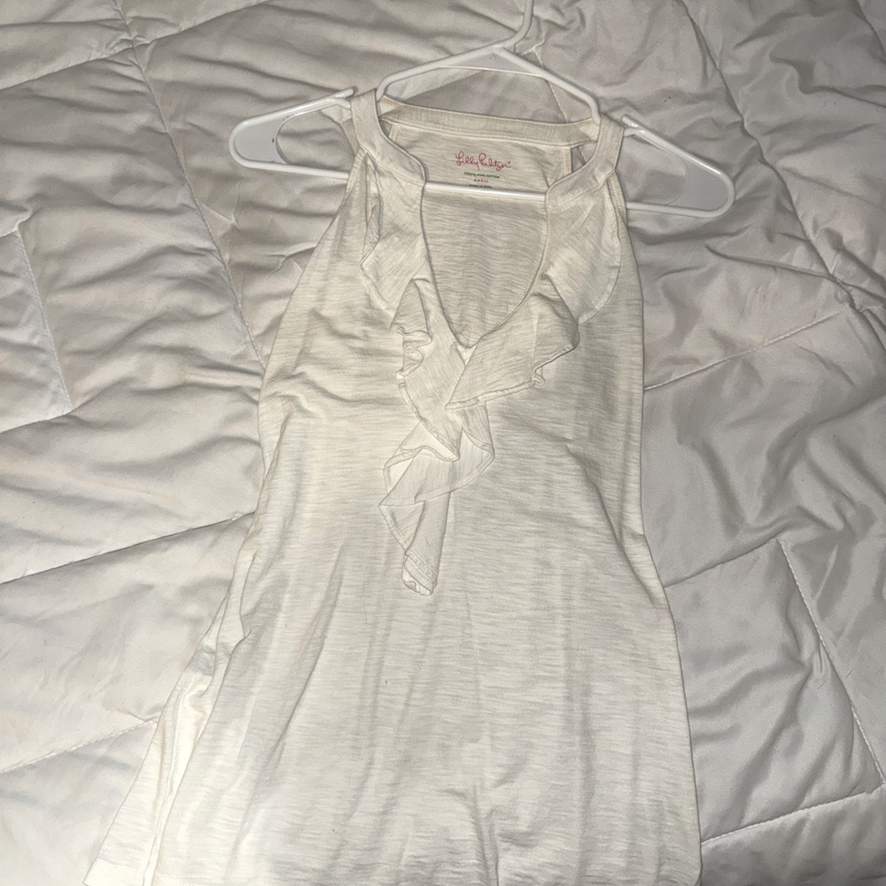 Lilly Pulitzer cream top